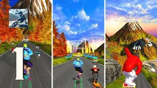 Downhill Racer Gameplay Walkthrough Part 1 (Android, IOS)
