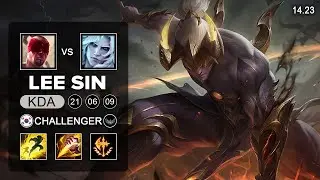 Lee Sin vs Graves Jungle - KR Challenger - Patch 14.23 Season 14