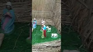 Jesus Christ birth mata mariyam and all family statue