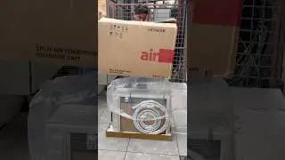 Hitachi 1.5 ton Ac unboxing #foryou #accircuits #airconditioner #ytshorts #ac #raj_tech