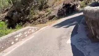 Descente en v&eacute;lo Le Pompidou - Saumade - Cevennes