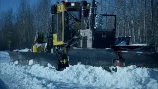 Snow Clearer Derails and Blocks Track for Trains