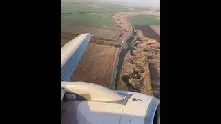 Красивый взлёт из Екатеринбурга в Саратов на Superjet 100