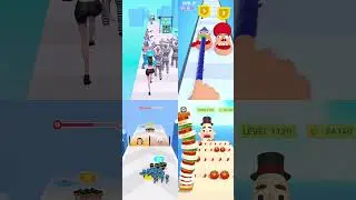 Prisoner Round Up, Finger Runner 3D, Recruit, Sandwich Runner #shorts