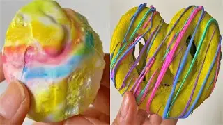 Plaster Clay Cracking & Slime ASMR Video #295