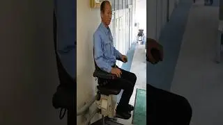 The process of making a stair lift. An old housing welfare equipment factory in Japan.