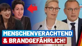 Weidel attackiert Reichinnek und Hayali! - Presskonferenz mit Tino Chrupalla - AfD-Fraktion