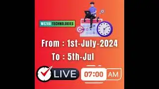 5 DAYS FREE MasterClass 🚀 ¦ 1st to 5th-July @7-9AM ¦ 📞7829633132 #devops #devopstraining #devopsaws