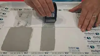 Paintability Demo- HY-SPEC 25 - Hybrid Low Modulus Sealant -  Compared To Silicone
