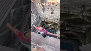 Taking a deep Dive into the stepwell Rajasthan toorji ka jhalra #trending #viral #jaishreeram #jump