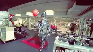 Spiegelmann Walk-Act | Mirrorman Show f&uuml;r Events & Feste BestFest