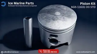 🧩 ICE Marine Piston Kit for Yamaha Outboard | OEM 6G5-11631-00-STD