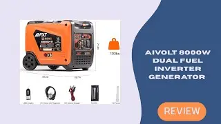 AIVOLT 8000W Dual Fuel Inverter Generator Review | Gas & Propane Power
