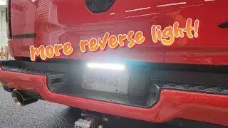 XTR license plate reverse bar install