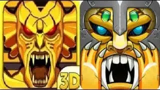 Maze Rush Lost Manor vs Jungle Runner Rush Temple