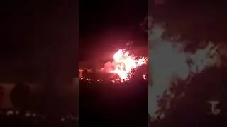 Inc&ecirc;ndio em tanques de GLP