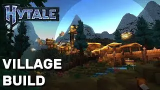 Building a Mountain Village in Hytale