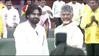 గౌర&zwnj;వ&zwnj;స&zwnj;భ&zwnj;లోకి చంద్ర&zwnj;బాబు | Chandrababu MASS Entry in Assembly | AP Assembly Session 2024 LIVE