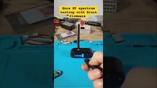 more RF spectrum testing with #brucefirmware using Lilygo T-embed #cc1101