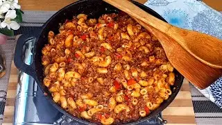 Fast and Easy recipe | Minced Beef Macaroni|Spaghetti Macaroni