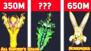 Список ценностей Skyblock 2025 || Все ценности MVP Swords || Skyblock Blockman Go