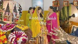 Wedding & Haldi | a slow slice of life wedding vlog