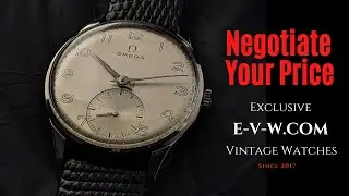 69 years old Omega / Ref. 2800-1P /cal. 265  (30T2) / Vintage 1954  #omega #forsale #evw