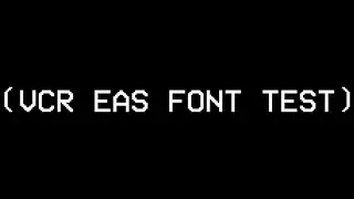 EMERGENCY ALERT SYSTEM FONT TEST (KINEMASTER APP)