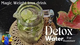 Detox Water for Summer ll Magic Weight loss Drink in just 1 minute