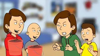 Classic Caillou and Coris Put Bullet Ants in Caillou's Bed/Grounded/Punishment Day for Coris