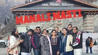 Manali Group Tour Masti #manaligrouptour #manali #viral #tour #trip  #rohtang #sissuvalley #funny