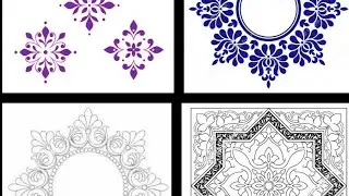 Drawing a 4-fold star with a cute Arabesque pattern ✨️ 
