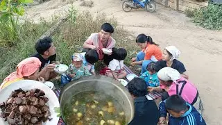 Karen food, especially venison curry, is delicious when eaten together as a family.