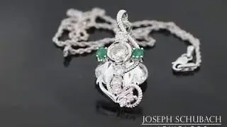 B.G.'s Custom Anchor Cross with Rope and Emeralds