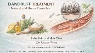 Dandruff Treatment using Natural Home Remedies By Dr Kauser Feroz 