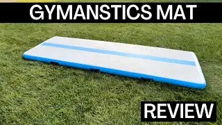 Inflatable Tumble Track Gymnastics & Cheer Mat | Perfect for tumbling practice at home