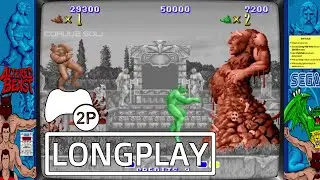 Altered Beast (Arcade) Longplay - 2 Players | CorvuzSoli & @ParanormalJRNeblig