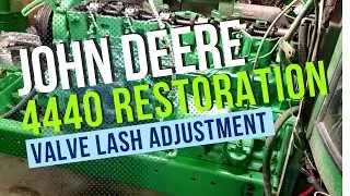 HOW TO SET VALVE LASH... JOHN DEERE 4440 PART 4