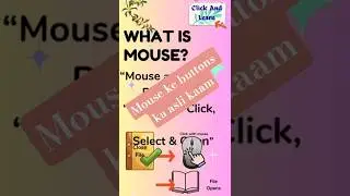 MOUSE POWER 🖱️ | Click Like a Tech Hero | Computer Basics #Shorts #ClickAndLearn