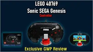 LEGO 40769 Sonic SEGA Genesis Controller GWP | Retro Gaming Icon in Bricks