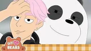 Bears Joins a Kpop Boy Band MONSTA X! 🐼🇰🇷🎤 | We Bare Bears | Cartoon Network