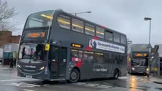 National Express West Midlands Enviro 400 4964 Bus Route 74 Great Bridge 