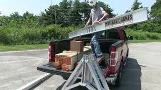 Setting Up the Aluminum Thrifty Gantry Crane | Wallace Cranes