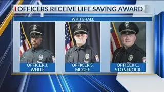 Officers receive life saving award