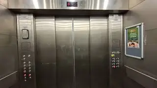 Schindler Nechushtan hydraulic elevator at Auditorium Mall - Haifa, Israel
