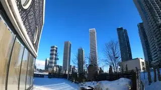 Humber Bay Shores Winter walk (Winter 2022) 4K