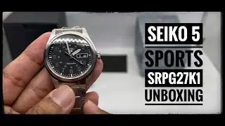 Unboxing of the Seiko 5 Sports SRPG27K1 #seiko5sports