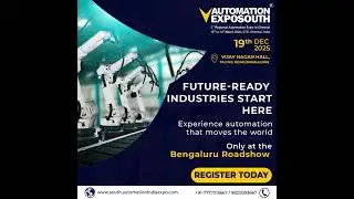 Automation Expo South 2026 | The 2nd Bengaluru Roadshow