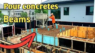 Solid construction techniques||Pour concrete beams