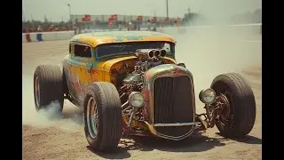 A,I, Generated images of Rat Rods (1)